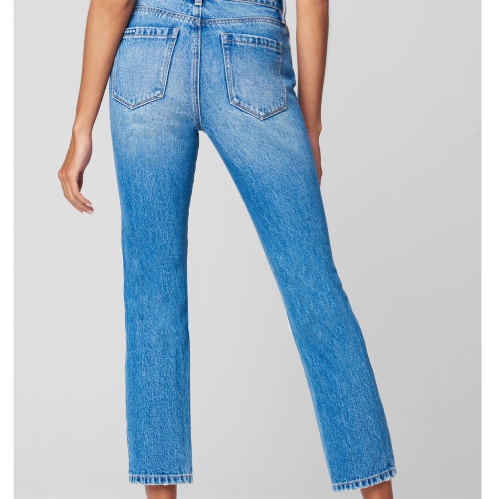 Distressed Button Fly Jeans - Picture 7 of 9